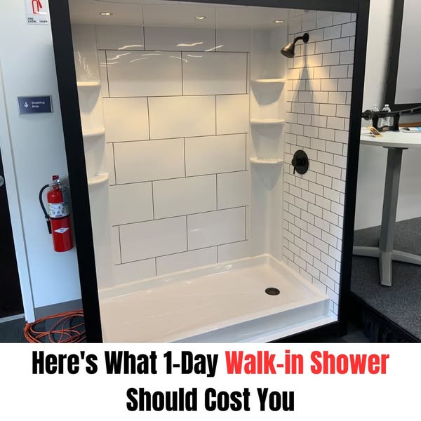 Here’s What 1-Day Walk-in Shower Should Cost You