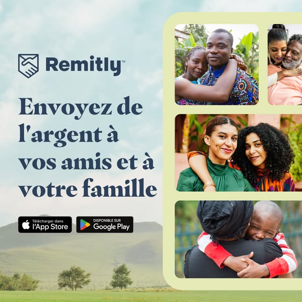 Utilisez Remitly pour des transferts rapides et sécurisés.